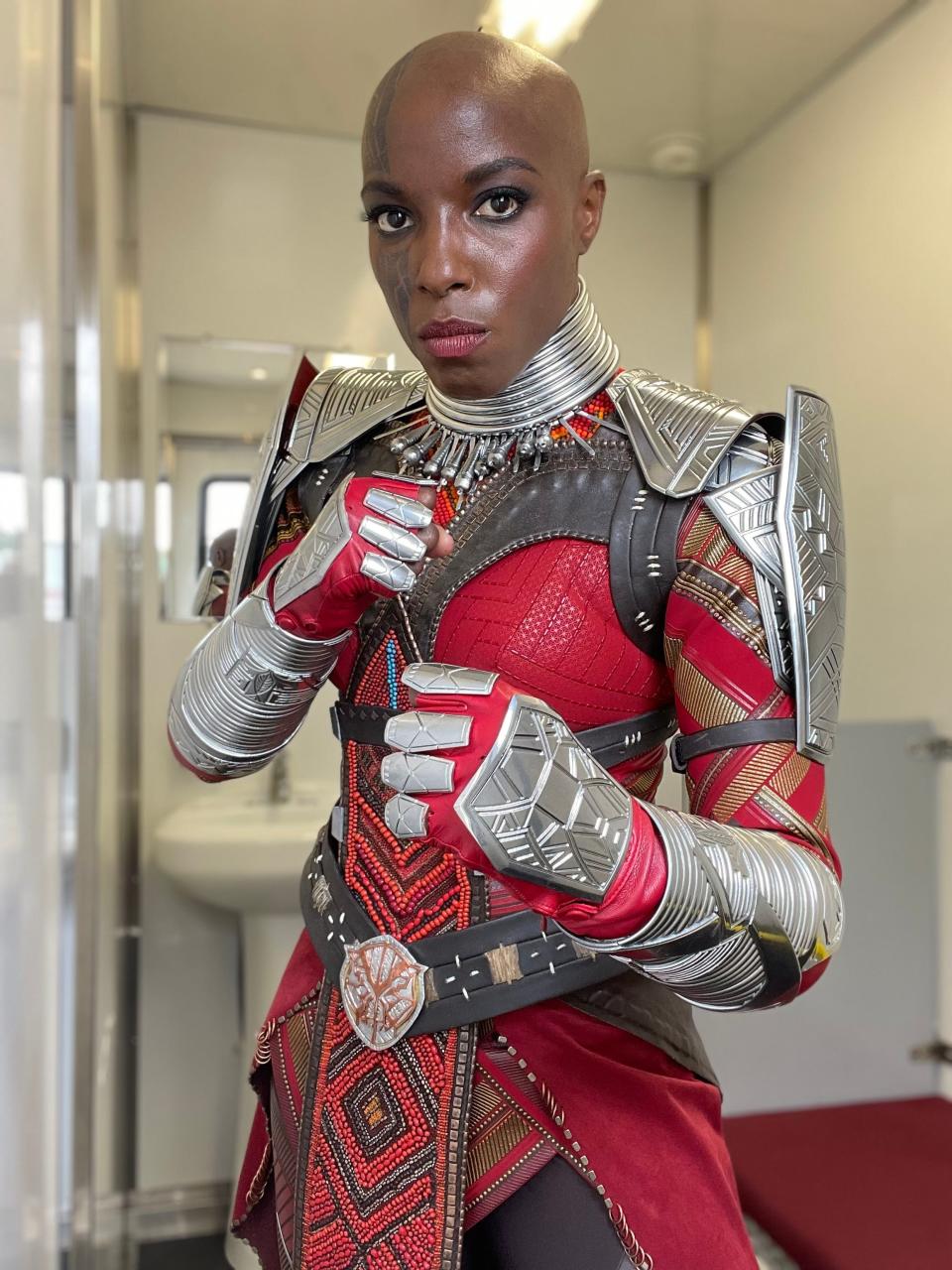 Cathedral City resident Janeshia Adams-Ginyard plays Nomble in "Black Panther: Wakanda Forever."