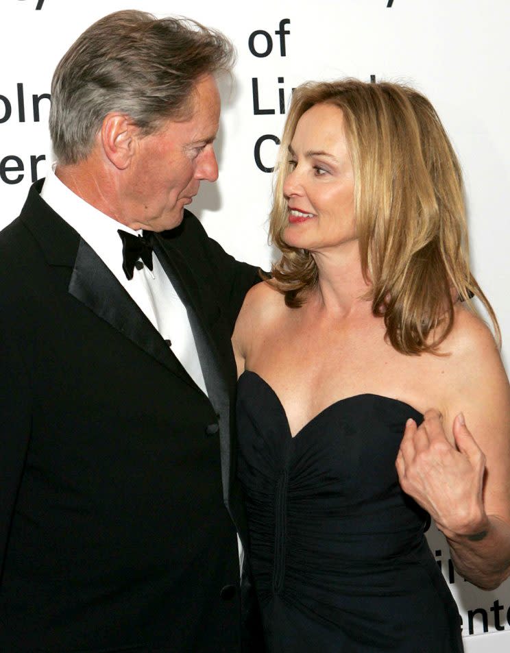 Sam Shepard and Jessica Lange walk the red carpet together in 2006. (Photo: Jimi Celeste/Patrick McMullan via Getty Images)