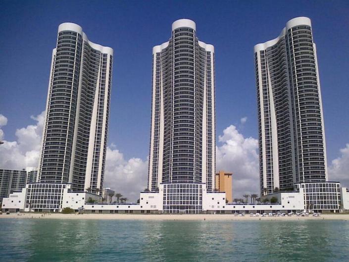 Donald Trump licensed his name to the Trump Towers condo project in Sunny Isles Beach.