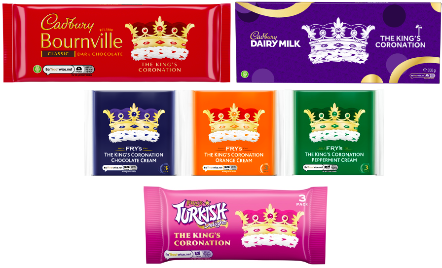 Cadbury issues coronation themed chocolate ahead of King Charles III's coronation on May 6.