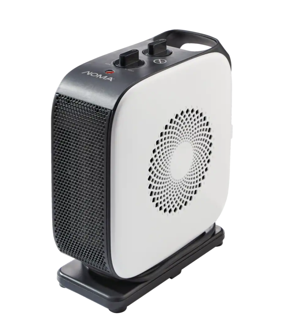 Noma Portable Oscillating Portable Ceramic Space Heater w/Thermostat (photo via Canadian Tire)