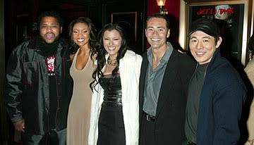 Anthony Anderson , Gabrielle Union , Kelly Hu , Mark Dacascos and Jet Li at the New York premiere of Warner Brothers' Cradle 2 The Grave