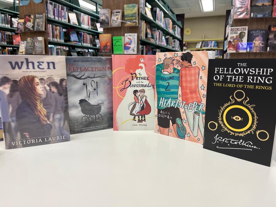 "When," "The Replacement," "The Prince and the Dressmaker," "Heartstopper Volume 2" and "The Fellowship of the Ring" are among books being checked out by Wilson County students.