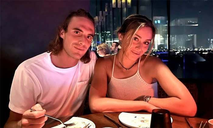 Paula Badosa y Stefanos Tsitsipas de cena romántica