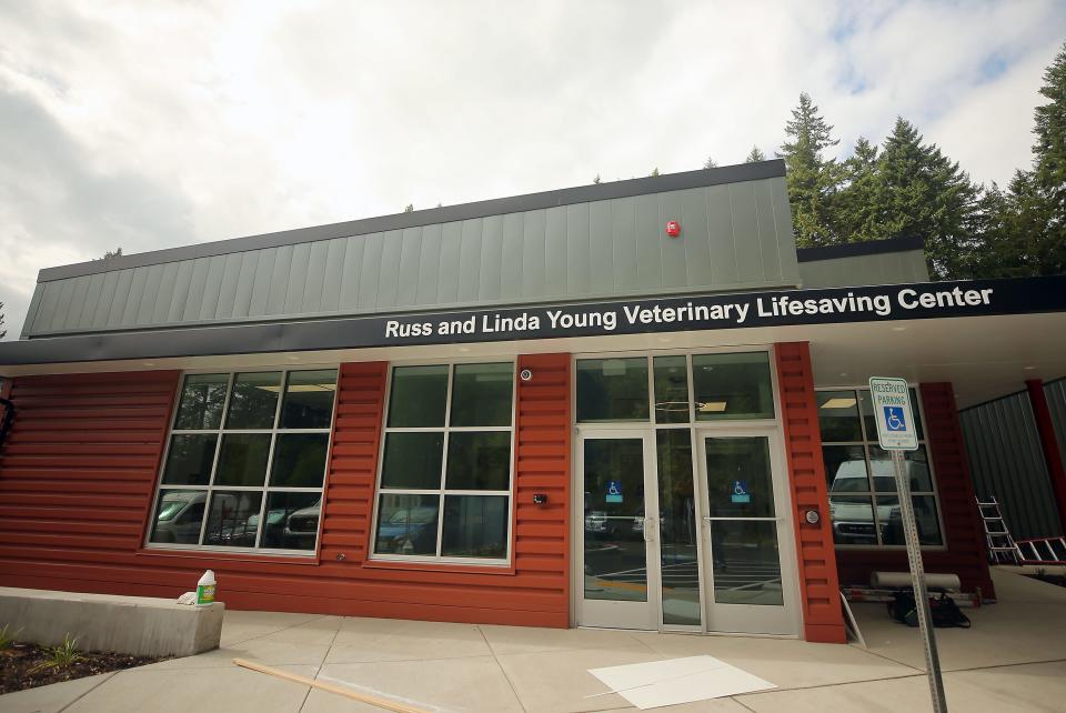 Opened in 2023, the Russ and Linda Young Veterinary Lifesaving Center at the Kitsap Humane Society in Silverdale provides reduced-fee veterinary services to low income families.
