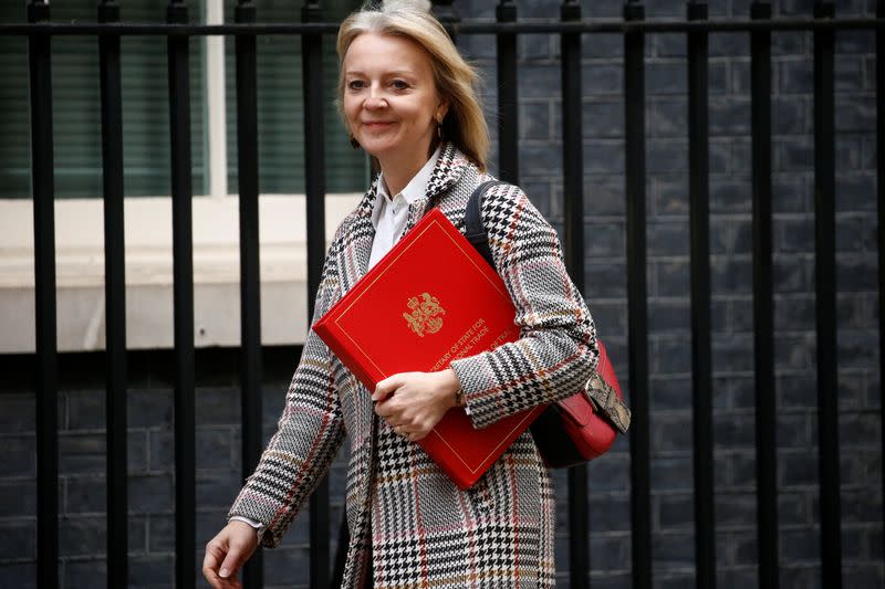 Cabinet meeting in Downing Street, in London