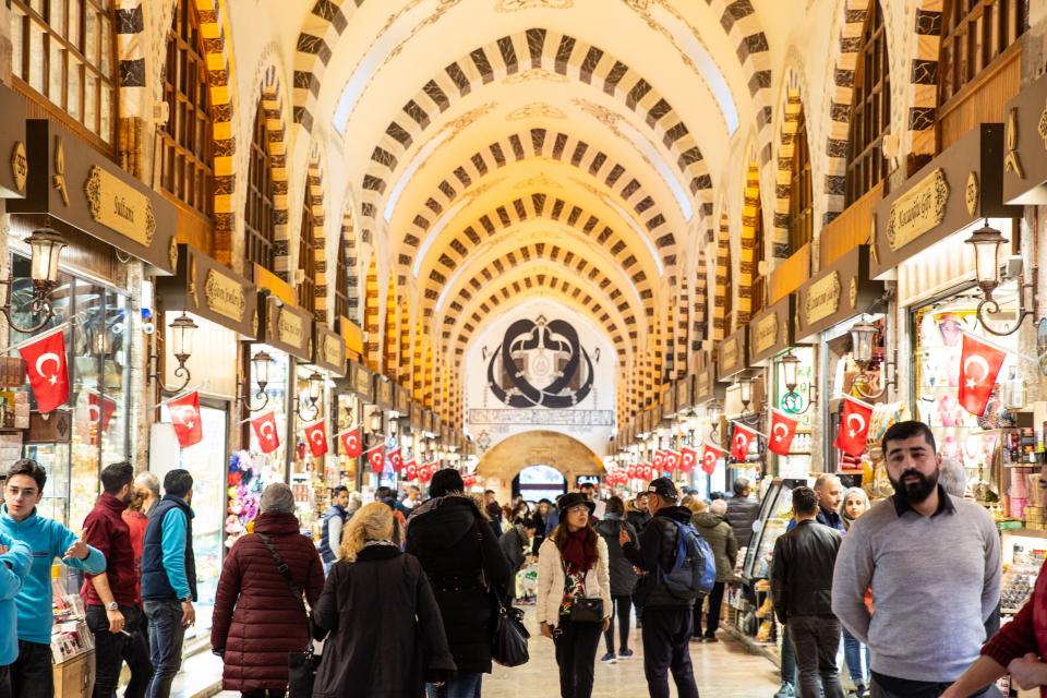 A real Istanbul market that inspired a set built for the film.