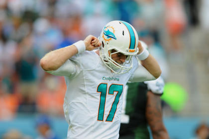 Ryan Tannehill has a new OC, new O-line and continuity at receiver. (Steve Mitchell-USA TODAY Sports)