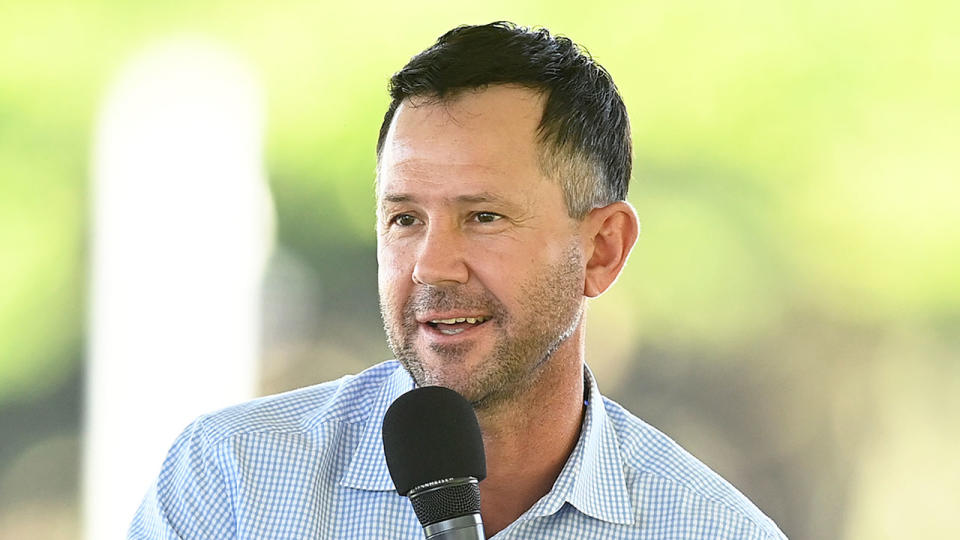 Seen here, Aussie cricket great Ricky Ponting.