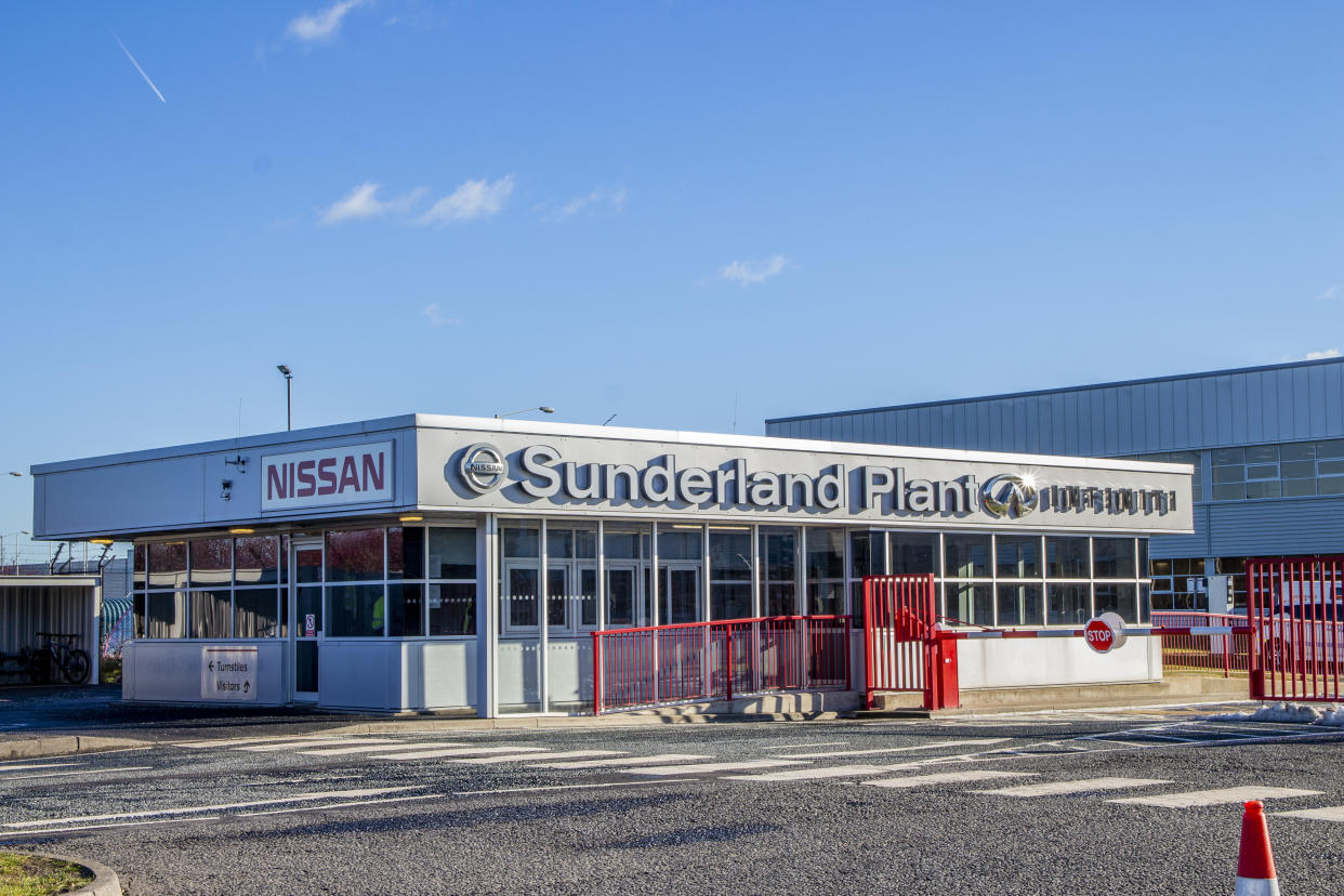 Nissan's car manufacturing plant in Sunderland. Photo: Getty Images