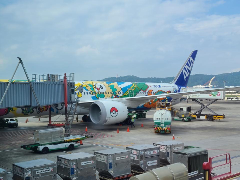 Aircraft with pokemon design at 
