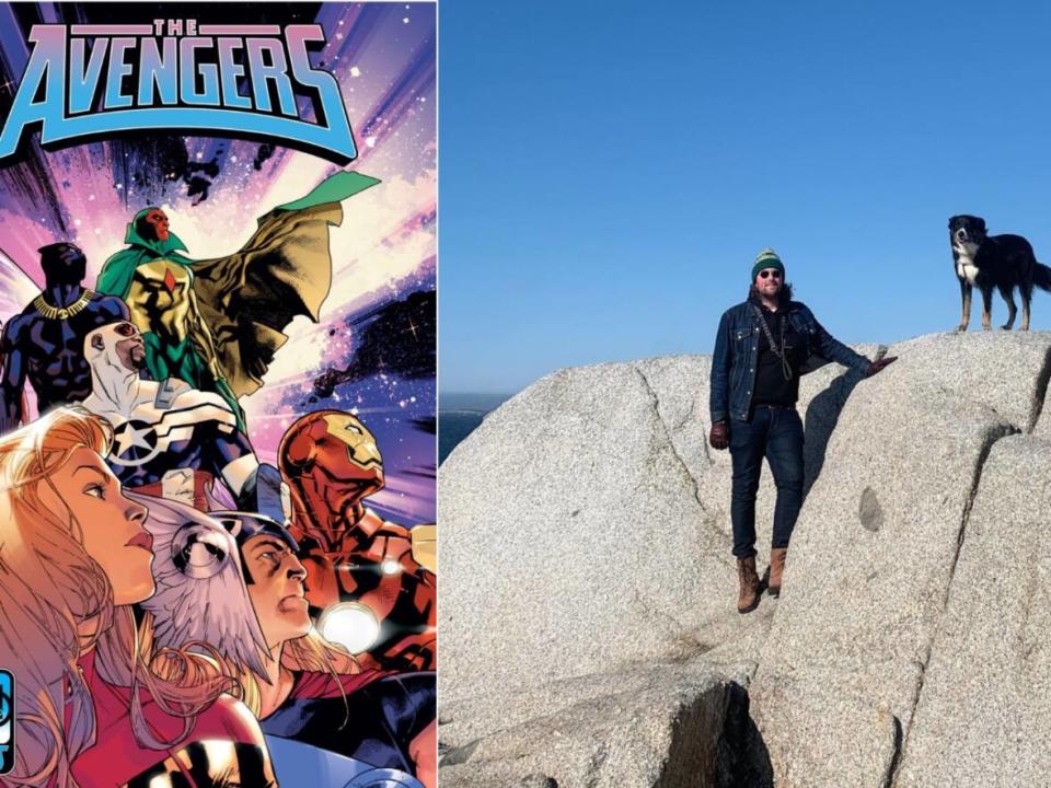 The first issue of The Avengers, written by Halifax resident Jed MacKay, hits comic stores in May.  (Marvel Comics/Submitted by Jed MacKay - photo credit)