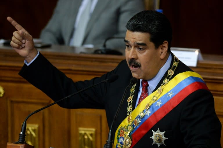 Venezuelan President Nicolas Maduro, shown here offering the state of the nation address on January 15, is ready to run for a second term