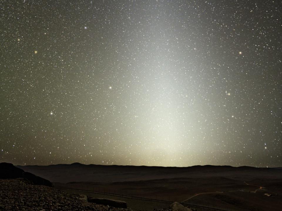 Zodiacal Light sun dust