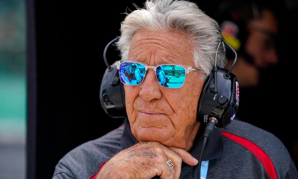 <span>‘The objective is to be competitive,’ says Mario Andretti of his plans to launch a Formula One team.</span><span>Photograph: Michael Conroy/AP</span>