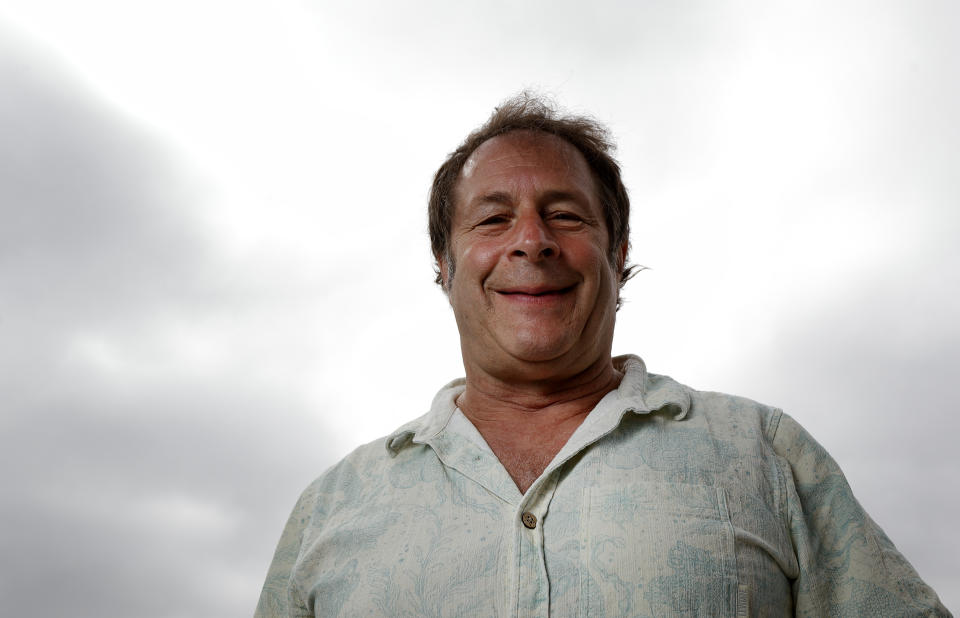 FILE - Rick Doblin, the founder and director of the Multidisciplinary Association for Psychedelic Studies, or MAPS, stands for a portrait in Vista, Calif., on Aug. 15, 2018. On principle, the group’s pharmaceutical arm, has never patented its work. But as investment opportunities have multiplied, charitable donations have dried up. The group was recently forced to take on private investors to continue funding the drug company, which recently changed its name to Lykos Therapeutics. “We’re a victim of our own success,” said Doblin. “It’s heartbreaking because I had hoped to go the whole way with philanthropy, but I was unable to raise all the mega millions to do that.” (AP Photo/Gregory Bull, File)