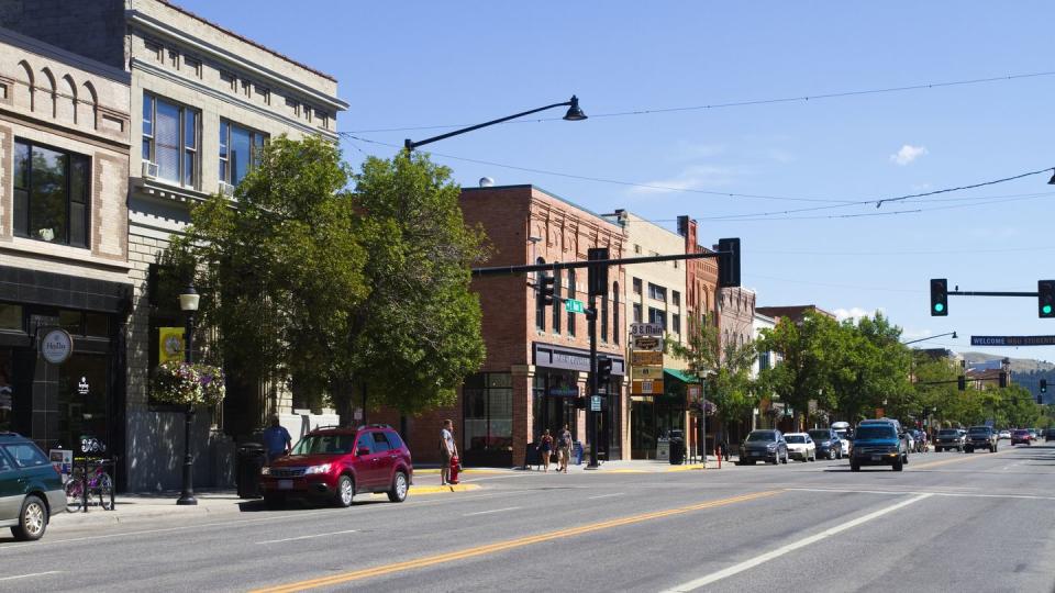 usa, montana, bozeman, business area