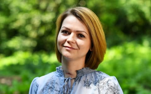 Yulia Skripal, who survived a Novichok assassination attempt on her and her father Sergei, a former Russian spy - Credit: Dylan Martinez/PA