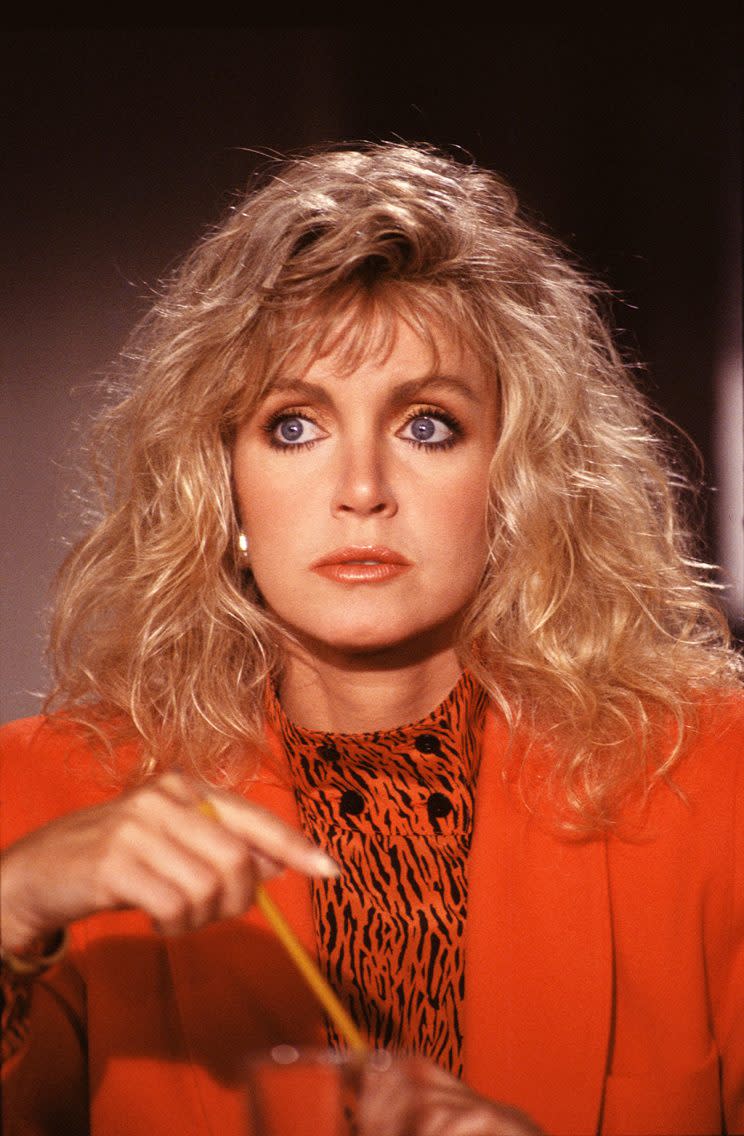 Donna Mills as Abby Ewing on in CBS's Knots Landing. (Photo Credit: CBS Photo Archive/Getty Images)