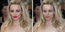 <p>Voici Rachel McAdams avec un look plus naturel. </p>