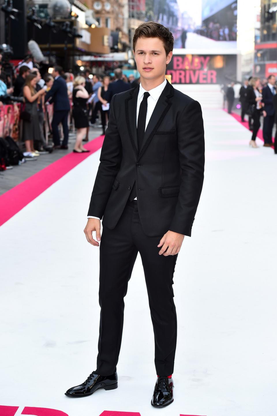 HIT: Ansel Elgort at the Baby Driver European premiere