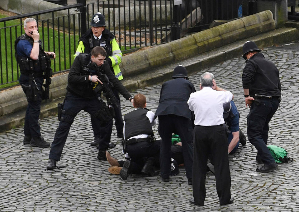 Attack outside the Houses of Parliament in the UK