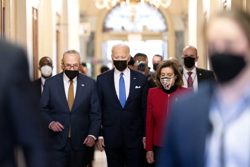 Biden, Schumer, and Pelosi