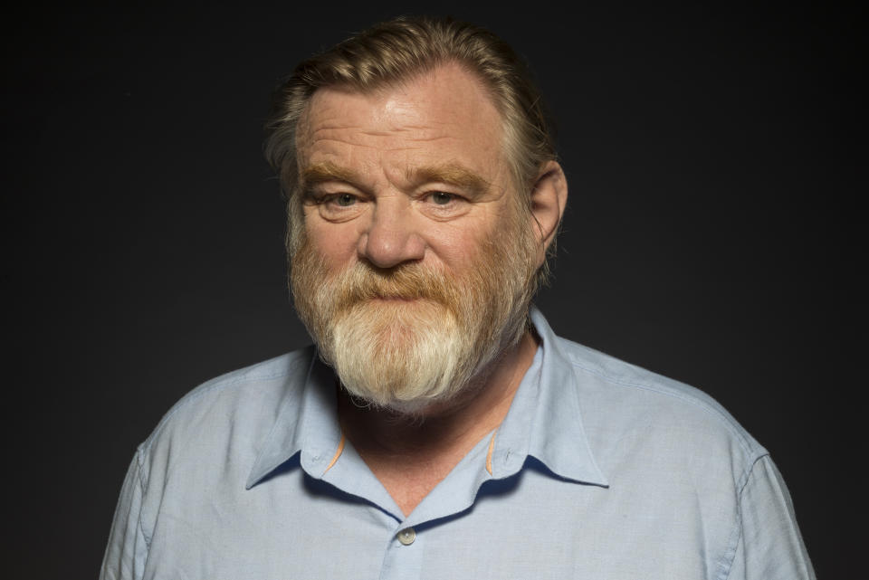 Brendan Gleeson poses for a portrait at The 2017 Summer TCA Event promoting "Mr. Mercedes" at The Beverly Hilton on Tuesday, July 25, 2017, in Beverly Hills, Calif. (Photo by Ron Eshel/Invision/AP)