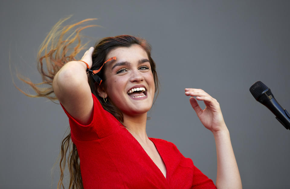 VALENCIA, SPAIN - JUNE 07: Amaia Romero performs onstage during Festival de les Arts at Ciudad de las Artes y las Ciencias on June 7, 2019 in Valencia, Spain. (Photo by fotopress/Redferns)