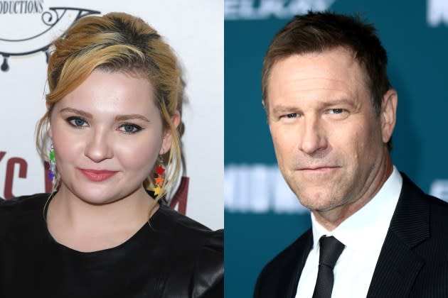 Abigail-breslin-accuses-Aaron-Eckhart - Credit: Steve Granitz/FilmMagic; Tommaso Boddi/WireImage