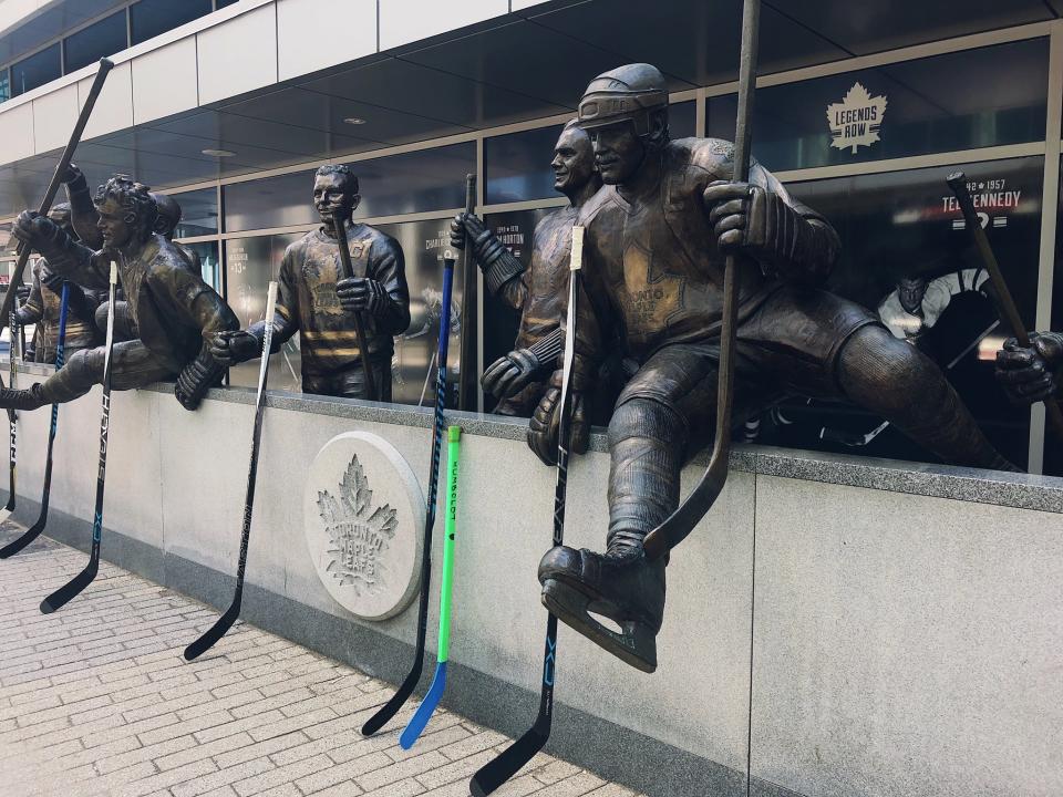 Toronto Maple Leafs sticks