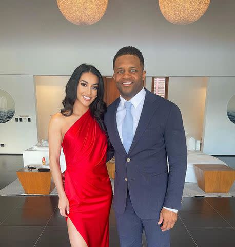 <p>Randall Cobb/ Instagram</p> Randall Cobb and his wife Aiyda.