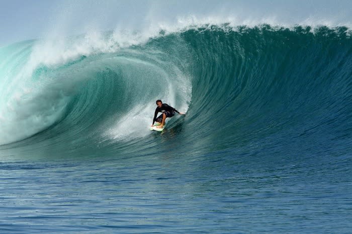 Surfer's paradise: Indonesia is home to plenty of amazing surfing spots.