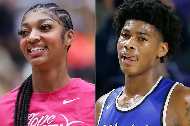 <p>Simon Bruty/Anychance/Getty ; Michael Reaves/Getty</p> Left: Angel Reese before the NCAA Women's Basketball game between LSU Lady Tigers and Coppin State Eagles on December 20th, 2023 in Baltimore, Maryland. Right: Cam'ron Fletcher #21 of Vashon High School in action during the City of Palms Classic on December 19, 2019 in Fort Myers, Florida.