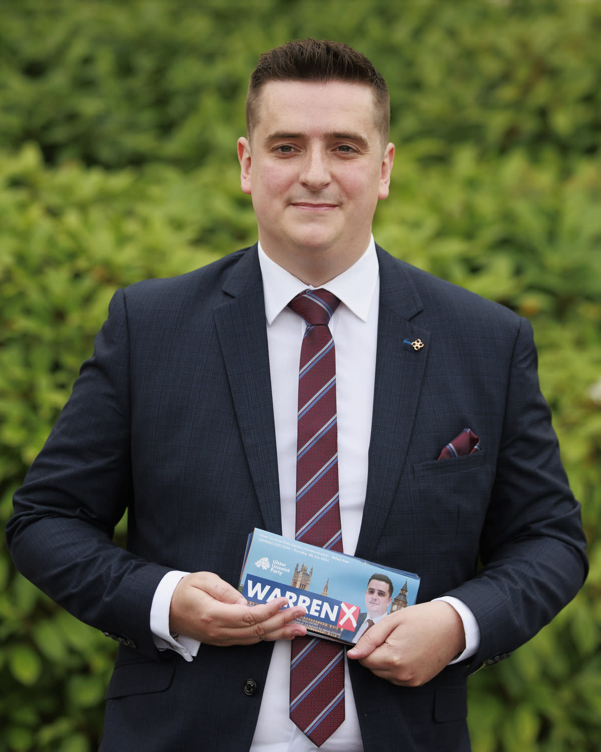 UUP candidate Ryan Warren said he felt motivated to stand in a bid to tackle low voter turnout in working-class unionist areas (Liam McBurney/PA)