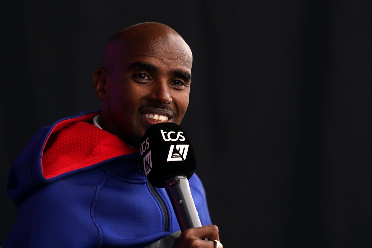 Sir Mo Farah is playing at Soccer Aid (John Walton/PA) (PA Wire)