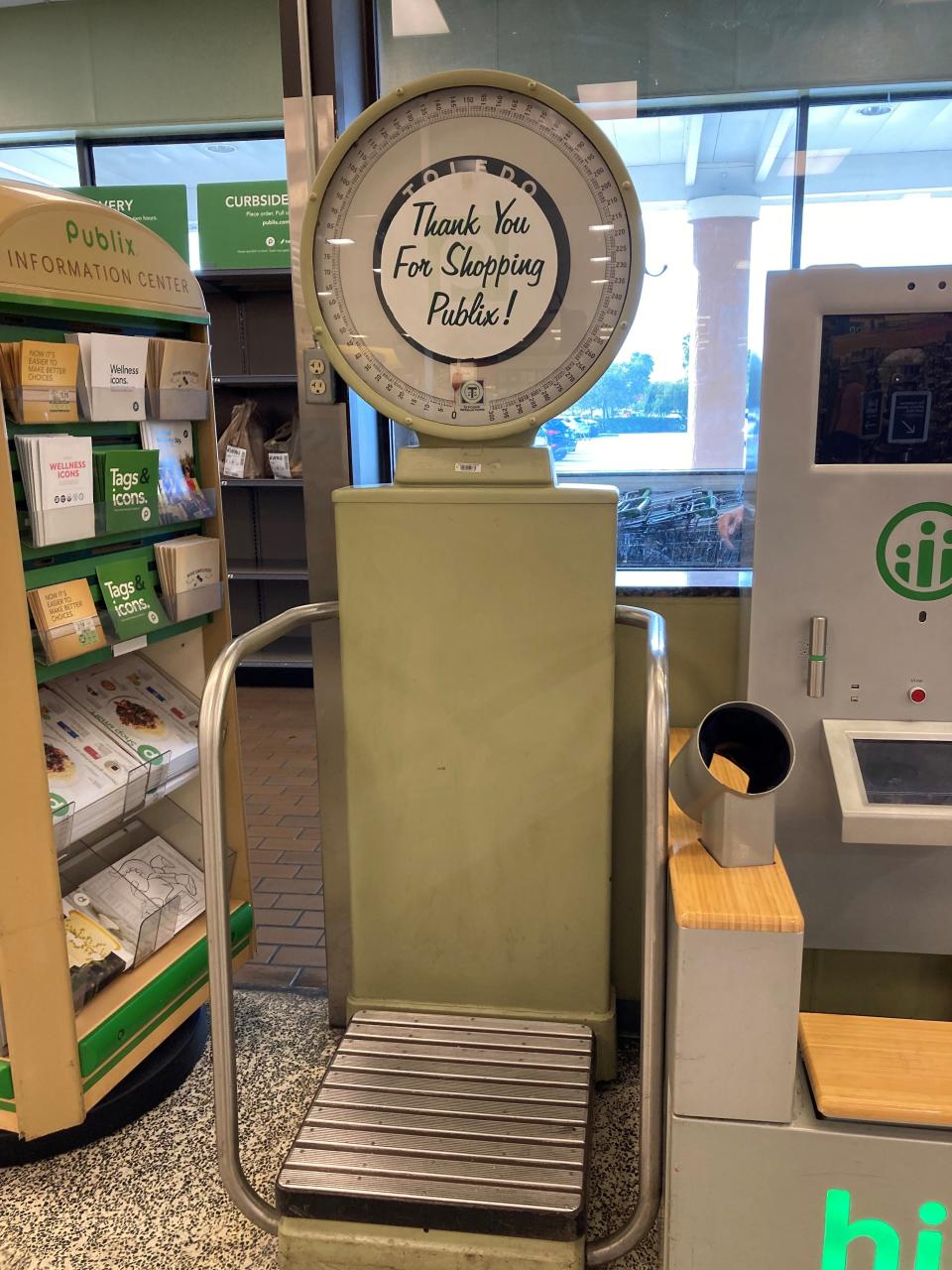 The Publix scale has been part of the store since the beginning but is no longer being made.