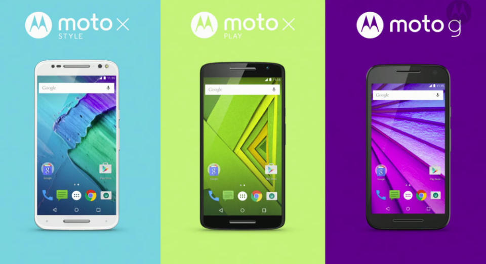 Motorola 焦點新機三連發: 最強相機 Moto X Style, 最強電量 Moto X Play, 最高性價比 Moto G