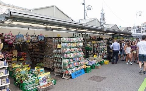 Many visitors go to the Blocemenmarkt to bring tulip bulbs back home - Credit: &nbsp;Dan Herrick