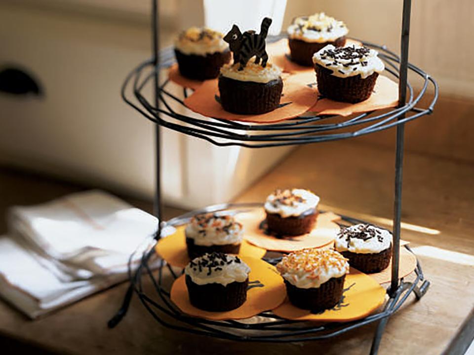 Chocolate Cupcakes with Vanilla Cream Cheese Frosting