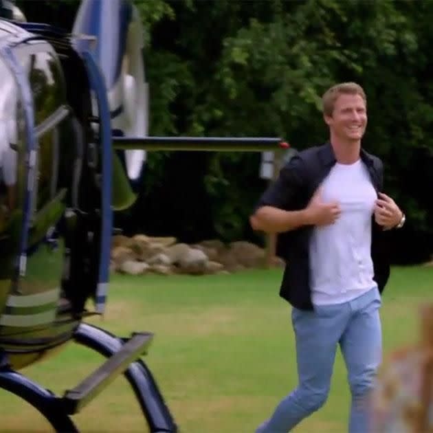 Richie arriving. Source: Network Ten