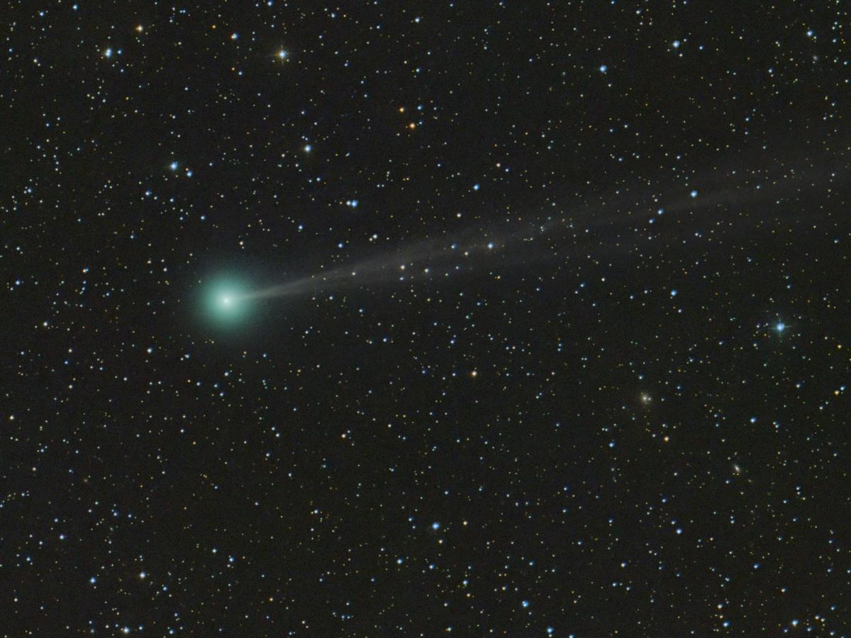 We may be the only humans to ever see the green Comet Nishimura pic image