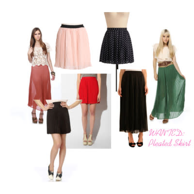 Wanted: Pleated Skirt