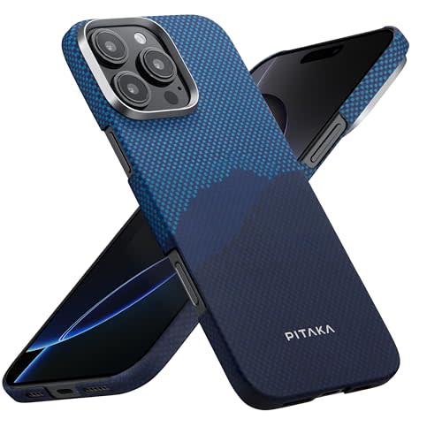 pitaka for iPhone 16 Pro Case Compatible with MagSafe, Thin & Light iPhone 16 Pro Case with a C…