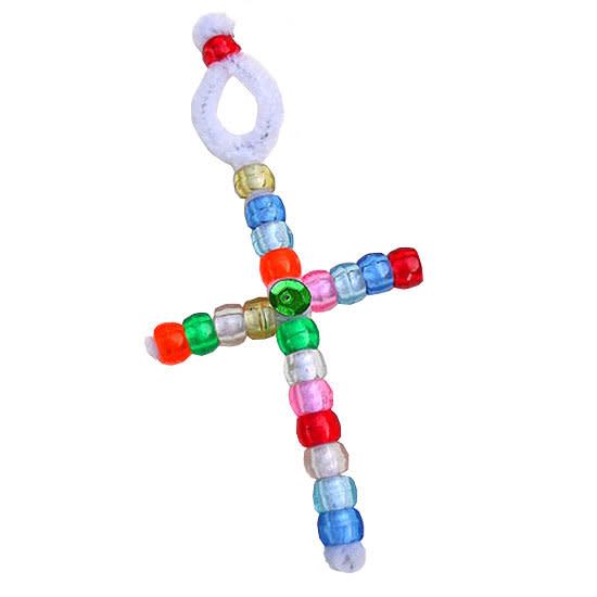 Colorful Beaded Cross