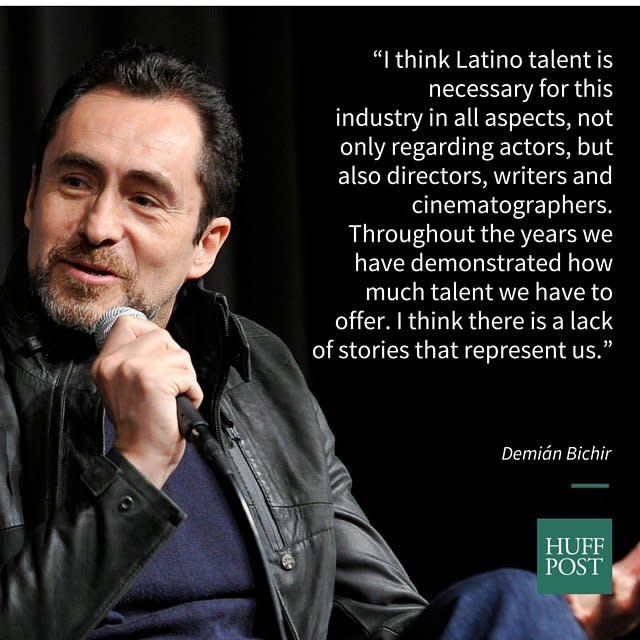 In an interview with IndieWire, Demi&aacute;n Bichir noted&nbsp;<a href="http://www.huffingtonpost.com/2014/09/08/demian-bichir-latinos-_n_5785382.html">diversity needed to start&nbsp;with&nbsp;those&nbsp;running the show from behind the camera. </a>The ones writing the stories represented on screen.