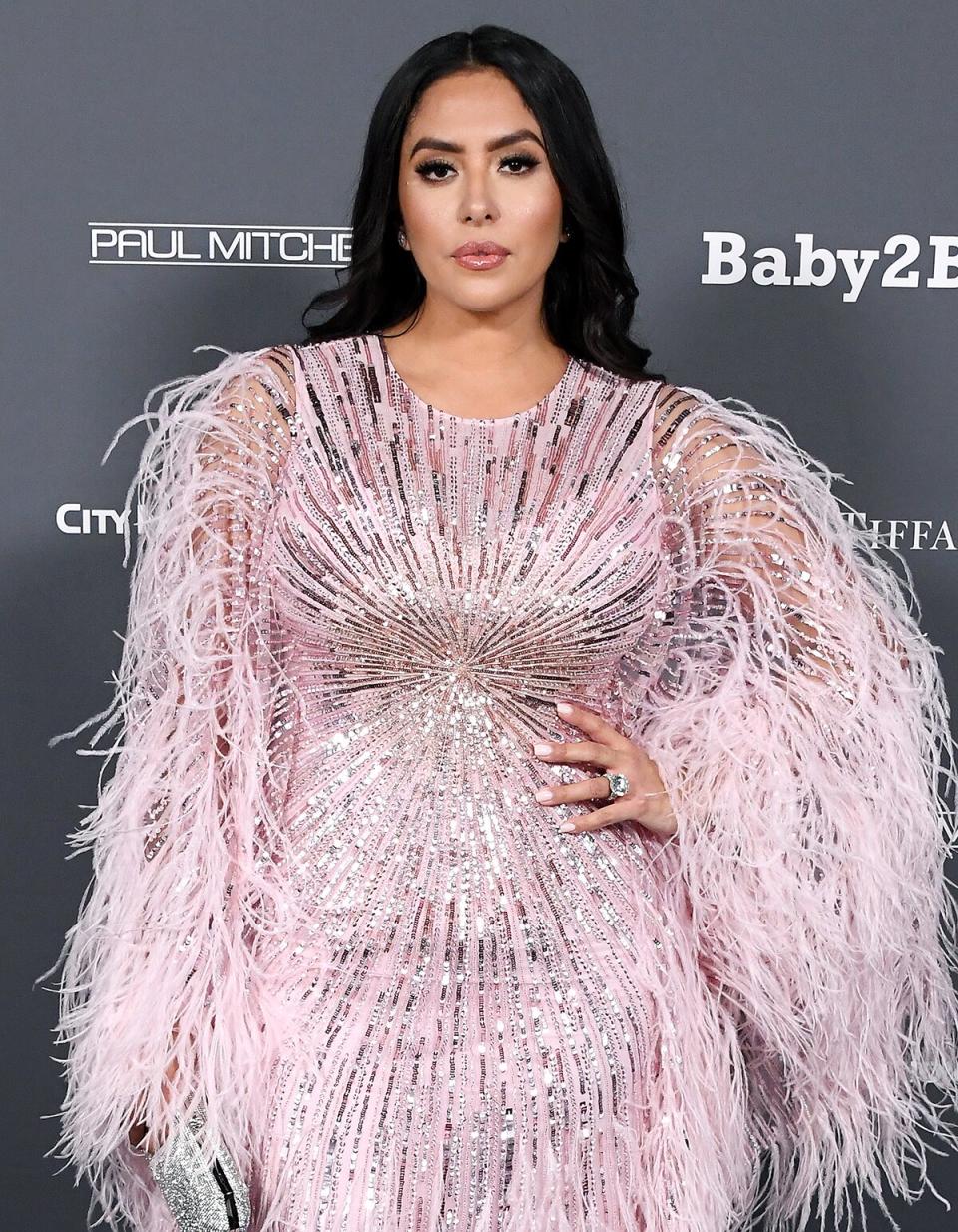 Vanessa Bryant arrives at the Baby2Baby 10-Year Gala Presented By Paul Mitchell at Pacific Design Center on November 13, 2021 in West Hollywood, California.