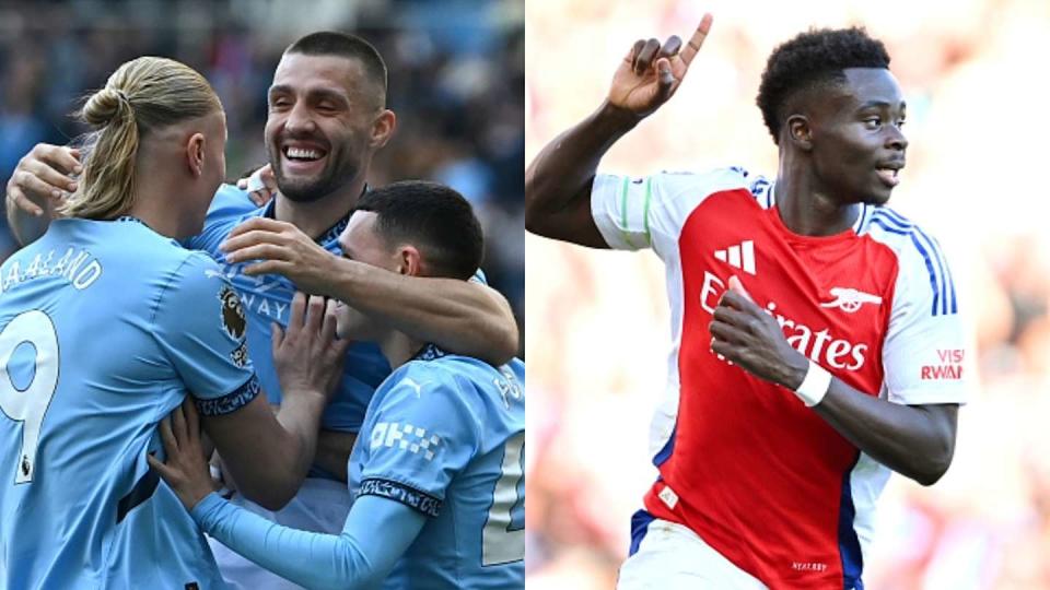 X reacts to the surprising title fight drama as Arsenal and Man City fight for victory