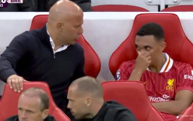 I was protecting him' – Arne Slot explains why fuming Trent Alexander-Arnold  was substituted - Yahoo Sports