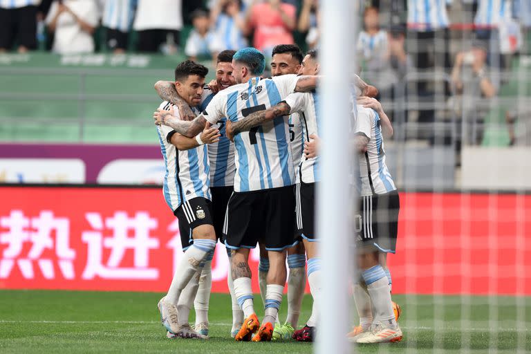 La selección argentina, como en el Mundial Qatar 2022, derrotó a Australia y marcó dos goles